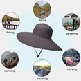 thumbnail image 5 of Gorra de pescador para hombre con ala ampliada, impermeable, sombrero para el sol al aire libre, gorra de alpinismo con protección solar, 5 of 5