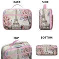 thumbnail image 3 of Paris Insulated Lunch Box Bag for School Reusable Thermal Lunch Carrier for Women Men Meal Containers with Exterior & Interior Pockets Collection, 3 of 6