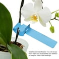 thumbnail image 3 of 100 etiquetas de plástico para decoración de viveros y jardines, etiquetas para plantas, adornos para césped, color azul, 3 of 14