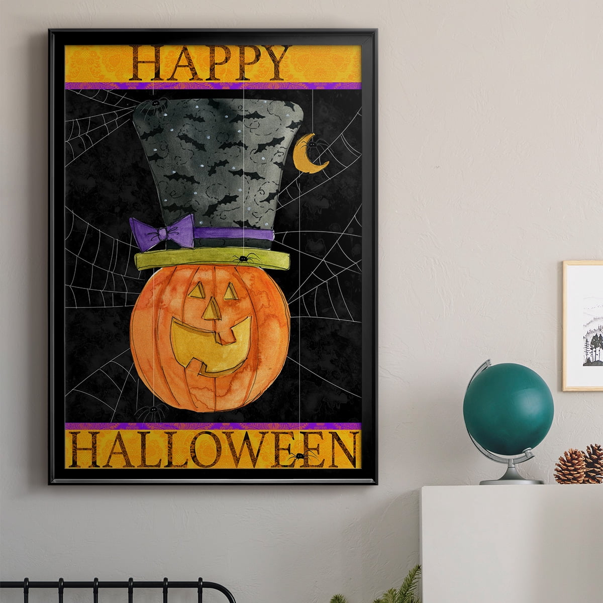 Happy Halloween Premium Classic Framed Print - Ready to Hang