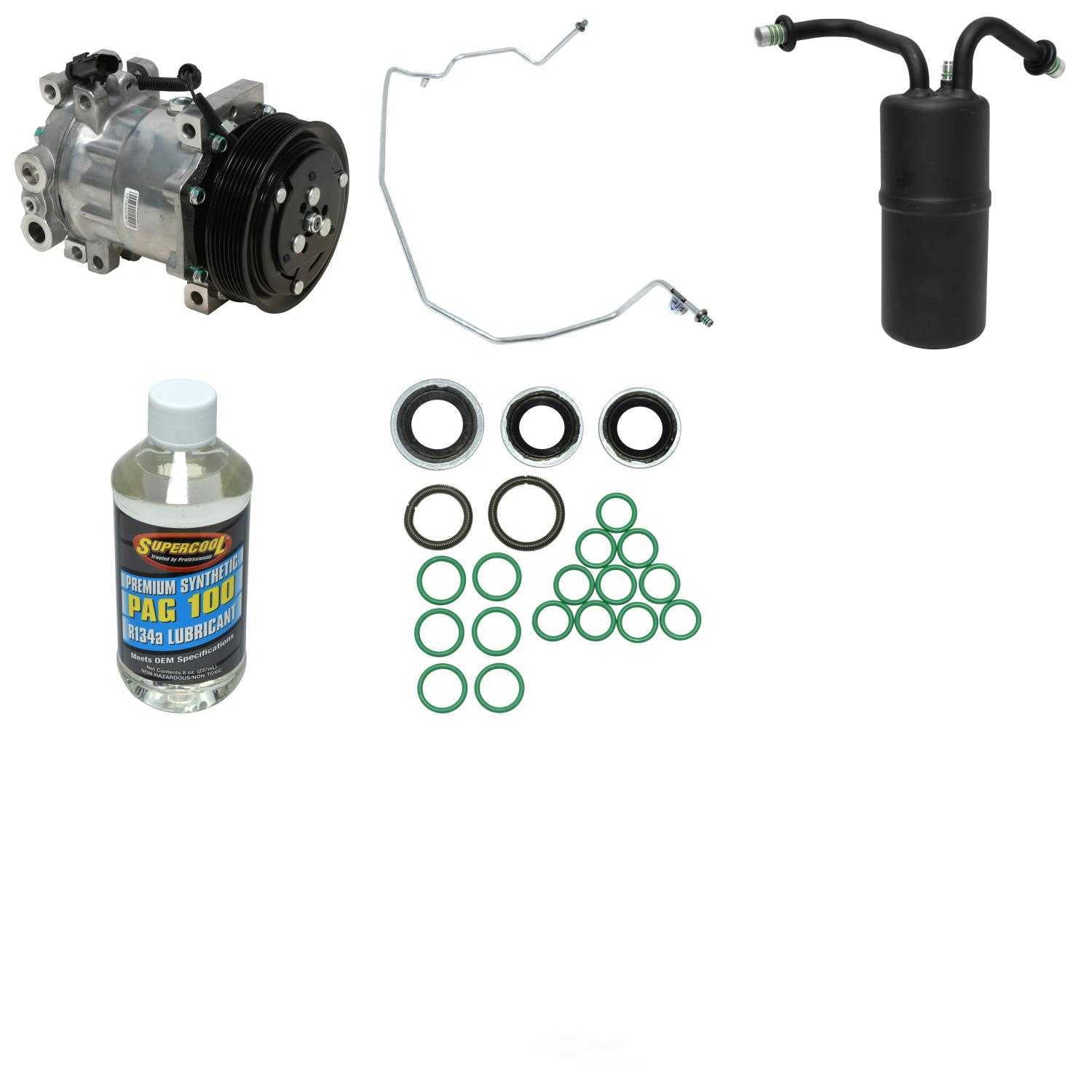 A/C Compressor and Component Kit -- Compressor Replacement Kit Fits select: 1998-2001 DODGE RAM 1500, 1998-2002 DODGE RAM 2500