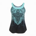 thumbnail image 5 of HCNTES Womens Tankini Bathing Suit Modest Two Piece Swimsuit Ruffle V Neck Swim Tank Top with High Waisted Bottom(L,a162-Light Green), 5 of 8