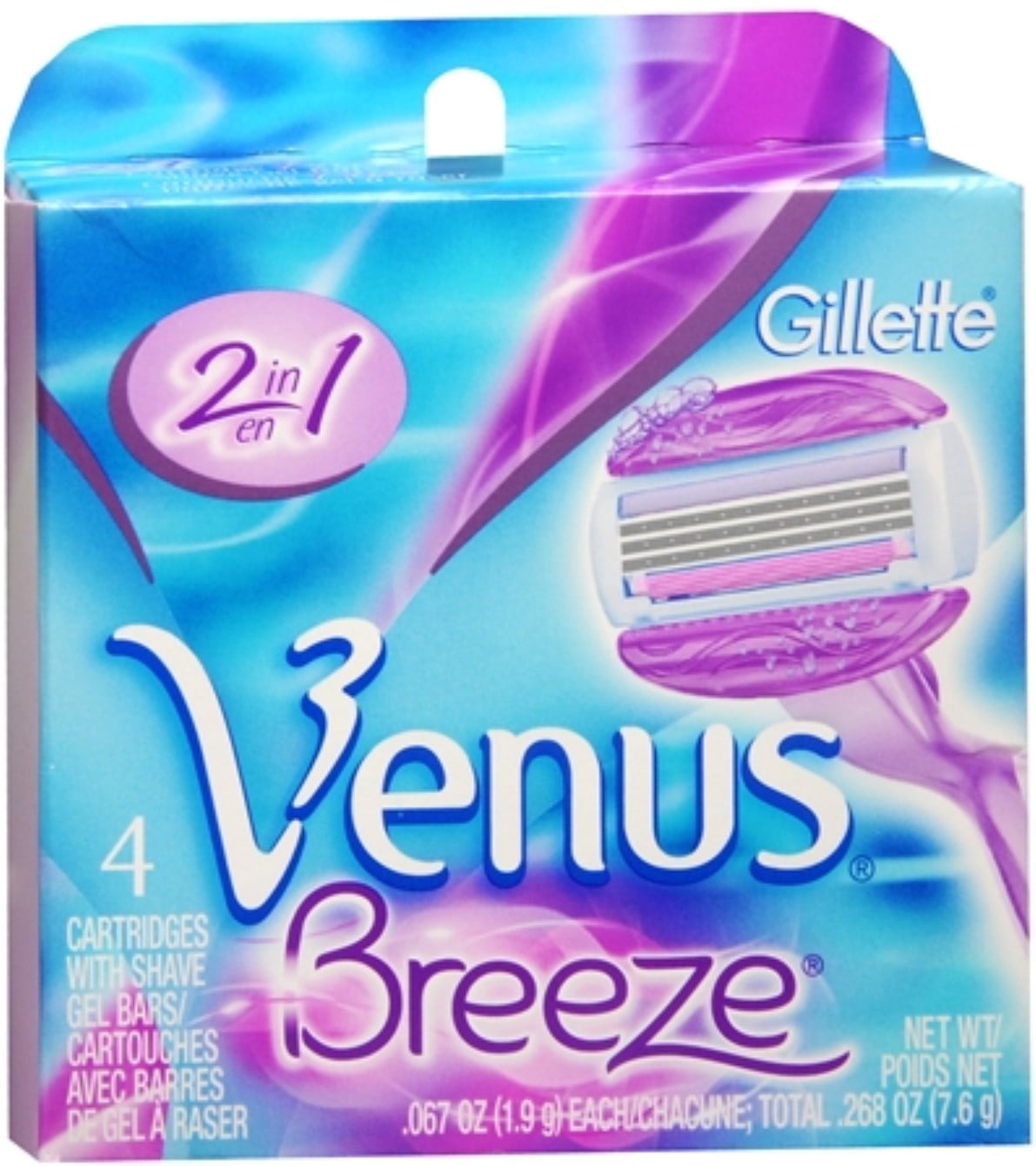 Gillette Venus Breeze Cartridges 4 Each (Pack of 2) - Walmart.com ...
