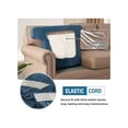 thumbnail image 5 of Stretch T Cushion Chair Sofa Slipcover T Cushion Covers for Living Room Armchair Couch Cover T Cushion Slipcover Seat , Dusty Blue, 5 of 5