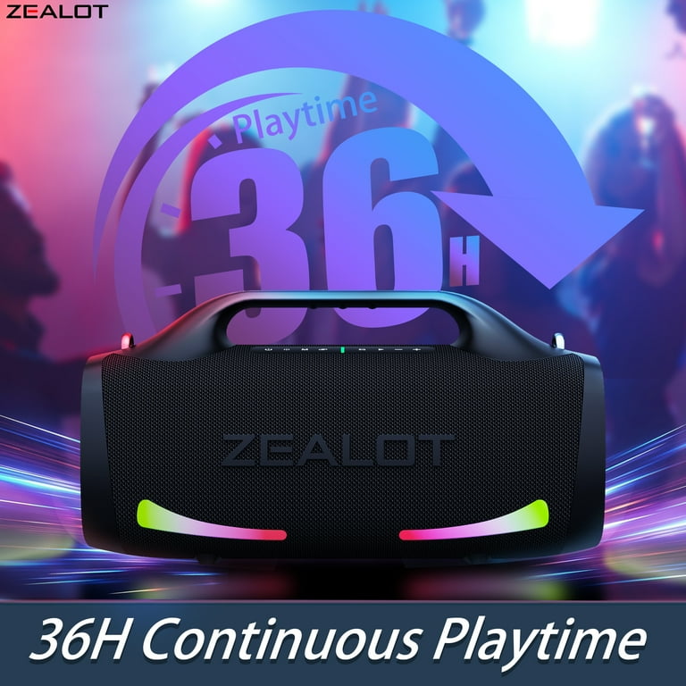 Zealot S79 ポータブルワイヤレススピーカ新品 Buy Zealot S79 Bluetooth Speaker Outdoor Subwoofer 100W Online