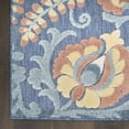 thumbnail image 4 of Nourison Home Aloha 5'3" x 7'5" Blue Rose Farmhouse Rug, 4 of 9