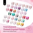 thumbnail image 2 of Set de esmaltes de uñas Beetles Jelly Gel, 36 colores con capa base, 2 of 7