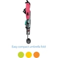 thumbnail image 4 of Cosco Character - carriola de paraguas fácil de almacenar en cualquier lugar con su paraguas compacto plegable, flamenco rosa, 4 of 5