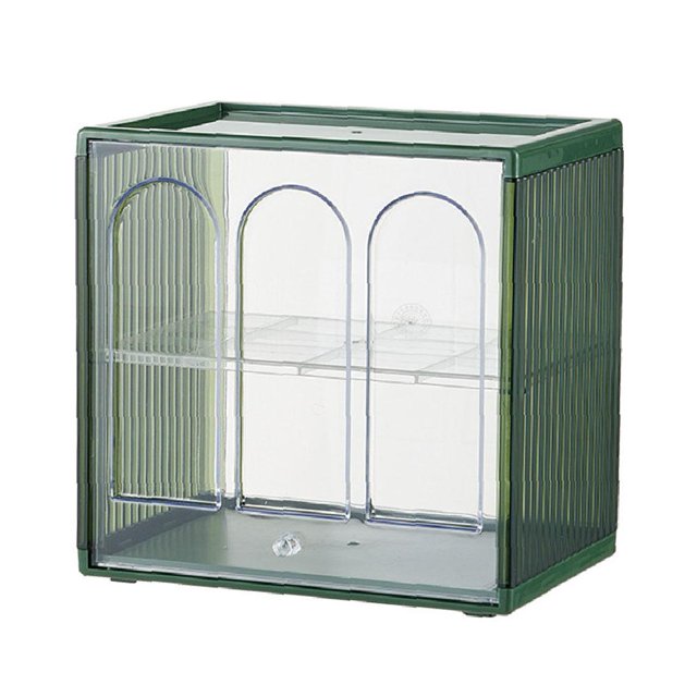 Estante de almacenamiento EZLIFE tazas a prueba de polvo T3K9 25*24,8*17,2 cm