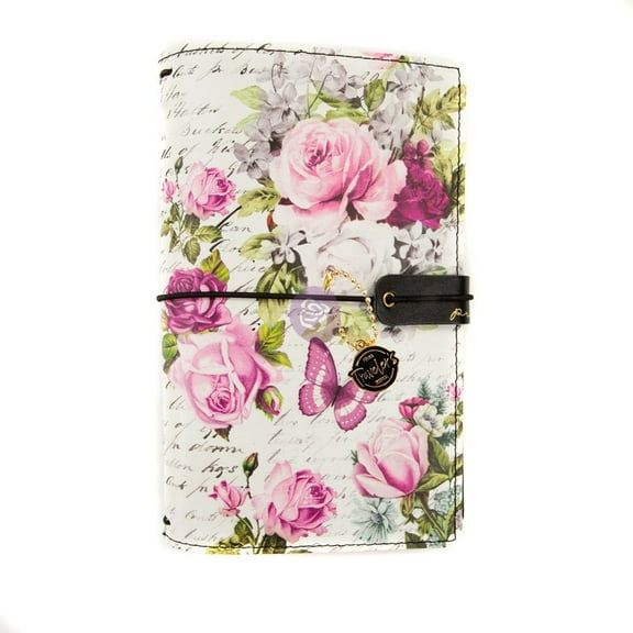 Prima Marketing Traveler's Journal Personal Size 5"X7.5"-Misty Rose