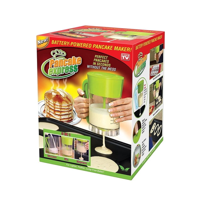 Pancake Express Battery Operated Batter As Seen on TV Cooking Baking Kitchen Appliances