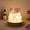 Brazil Amethyst+Clear Quartz, variant on Amethyst Bud Night Lamp 6.3" Natural Healing Crystal Aroma Stone Diffuser Bedside Lamp USB Port 3 Colours Dimming Mode Bedroom Lamp Home Decor