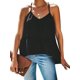 thumbnail image 1 of Blusas sueltas con tirantes finos para mujer, cuello Halter, cuello en V, Peplum, camisas fluidas, túnicas Adepaton WRHS-215-4, 1 of 1
