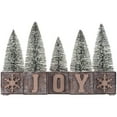 thumbnail image 2 of Haute Decor 15 Inch Holiday Pre Lit LED Tabletop Decorative Wood Blocks JOY, 2 of 3