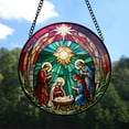 thumbnail image 7 of Nativity SceneStained Glass Suncatcher, Nativity SceneGlass Suncatchers for Windows For Merry Christmas, 7 of 7