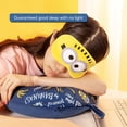thumbnail image 4 of Almohada cervical de viaje MINISO Minions, 100% espuma viscoelástica con máscara para ojos, 4 of 6