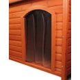 TRIXIE natura 13.4 x 20.5" Vinyl Door Flaps for Wooden Outdoor Dog Houses, Clear Plastic