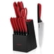 thumbnail image 1 of Juego de cuchillos Hecef Juego de cuchillos de cocina 13 piezas Con afilador inoxidables, 1 of 9
