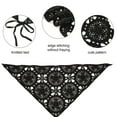 thumbnail image 3 of Yauxim Scarf Crochet Bandana Head Kerchief Hair Scarf Knitted Headwrap Tie Back Floral Hair Bandana Headwear for Women Girls, 3 of 7