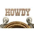 thumbnail image 2 of 6" Western Wooden Letters - Premium MDF Wood Wall Letters, 2 of 7