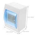 thumbnail image 2 of RENACLIPY Outdoor Electrical Enclosure Distribution Box Plastic Weatherproof Multi 1Set, 2 of 6