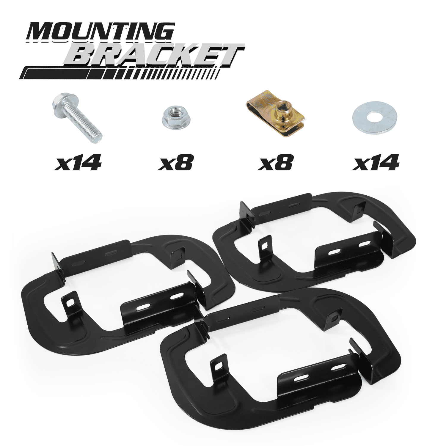 M-AUTO For 2007-2019 Chevrolet Silverado/GMC Sierra 1500 2500HD 3500HD Double Cab Extended Cab Chrome Side Step Nerf Bar Running Boards