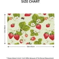 thumbnail image 2 of Fruit Linen Placemats Set of 4 Strawberry Plants Flowers Placemats for Indoor Outdoor Party Home Desktop Kitchen Dining Room Decor 12x18 Inch, 2 of 5
