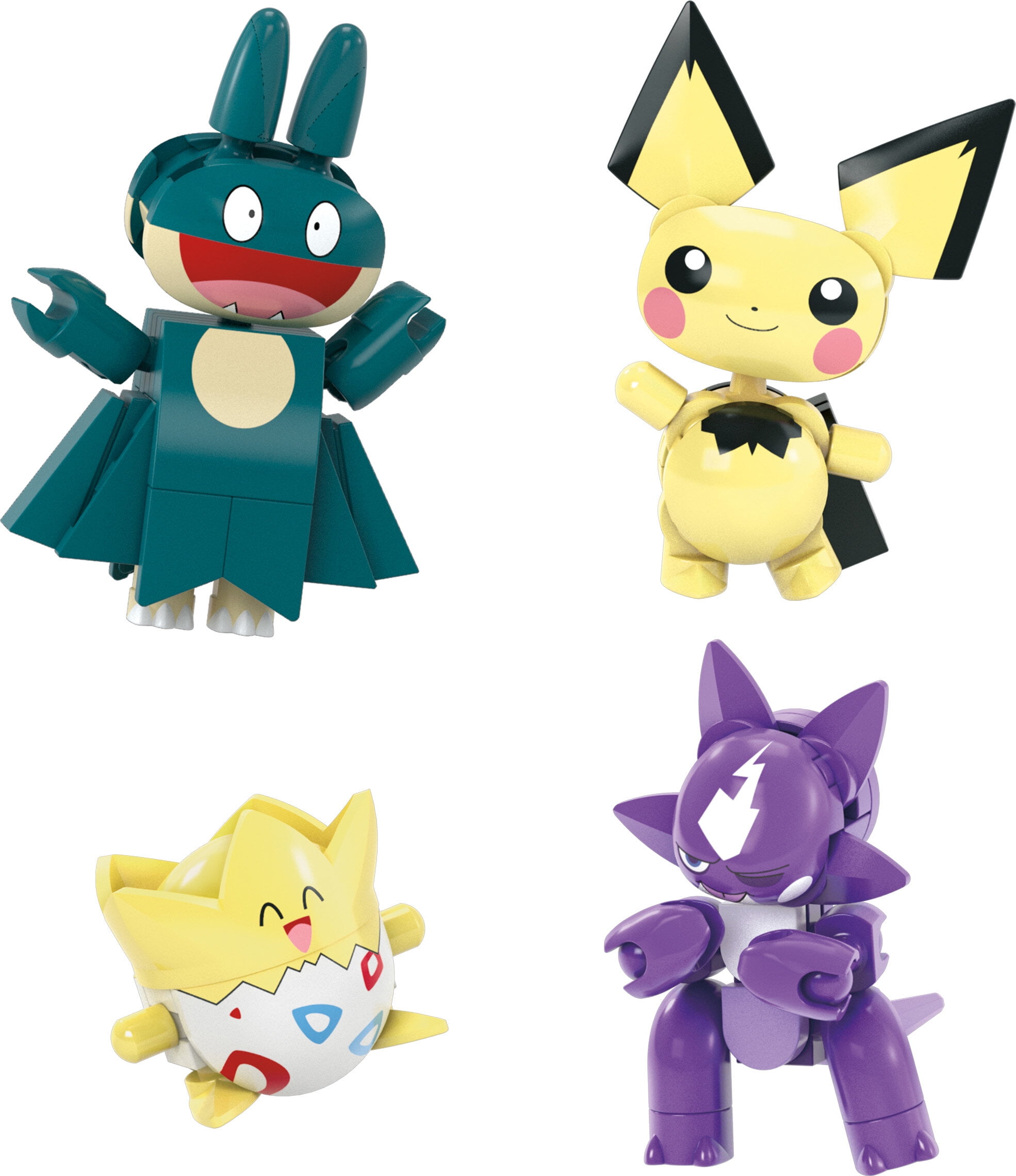 MEGA Pokémon Trainer 8 Pack Building Toy Kit, 8 Action Figures (189 Pieces) for Kids