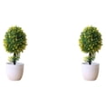 thumbnail image 1 of Bonsái artificial Wosthever Estilo nórdico Simulación Árbol Maceta Hogar Oficina Jardín Decoración Amarillo 2Conjunto, 1 of 6