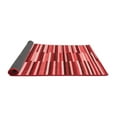 thumbnail image 2 of Ahgly Company Indoor Square Abstract Red Contemporary Area Rugs, 5' Square, 2 of 4