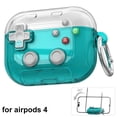 thumbnail image 1 of Protective Case Cover for Apple AirPods Pro 2, TPU Gamepad Design with Integrated Phone Stand, Shock-Absorbing, Anti-Scratch, Drop Protection, Portable, Gaming Accessory, Black, 1 of 8