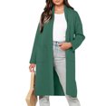 thumbnail image 2 of KBKYBUYZ Long Sleeve Outerwear Cardigan Women's Fall And Winter Straight Cardigan Button Pocket Coat On Sale, 2 of 4