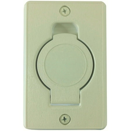 Wall Mount Rough Valve Central Vacuum Inlet Valve - Built in Central Vacuum System Wall Mount Inlet Valve - ALMOND/BISQUE Vacuum Inlet/Outlet Valve -2 PACK ()