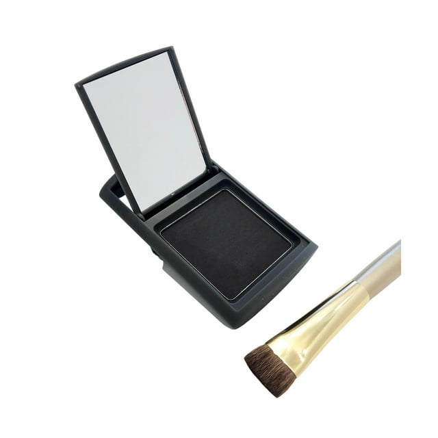 Joan Rivers Great Hair Day Root Touch Up Powder for Thinning Hair - Root Cover Up Hair Powder for Thicker, Fuller Looking Hair - Fill-In Powder and Gray Hair Coverage (Brunette)
