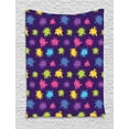 thumbnail image 1 of Creative Tapestry, Colour Paint Splashes Pastel Childish Imagination Kids Nursery Theme, Wall Hanging for Bedroom Living Room Dorm Decor, 60W X 80L Inches, Purple and Multicolor, by Ambesonne, 1 of 2