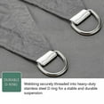 thumbnail image 5 of Heavy Duty Rectangle Waterproof Sun Shade Sail Canopy 95% Uv Block Sunscreen Awning With 4 Mounting Ropes For Outdoor Garden Patio, Rose Pink, 5 of 5