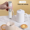 thumbnail image 4 of Electric Egg Beater Stainless Steel Automatic Egg Whisk Cream Foam Mixer Frother, 4 of 9