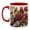 Red#5, variant on Red Cardinal Bird Botanical Coffee Mug, Vintage Nature Art Mug, Spring Garden Wildlife Theme Gift, Red Songbird Floral Illustration, 11oz Ceramic Cup, Double Sided Print (Cardinal Bird Botanical)