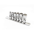 thumbnail image 3 of Genius Tools 6 Piece 1/4" Drive SAE Universal Hand Socket Set (12-Point), Matte Finish - US-206S, 3 of 9