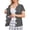 Dark Gray_001, variant on Women's Mastectomy Shirts with Drain Pockets Post Shoulder Surgery Short Sleeve T-Shirts Chemo Port Adaptive Top Chemotherapy Must Haves Dark Gray XL
