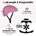 thumbnail image 5 of Kids Bike Helmet,Adjustable and Multi-Sport,from Toddler to Youth, 5 of 7