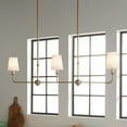 thumbnail image 3 of 52519BNB Kichler Lighting Pallas - 3 Light Chandelier In Traditional Style-13.5 Inches Tall and 4.5 Inches Wide-Brushed Natural Brass Finish, 3 of 17
