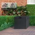 thumbnail image 4 of BAYUELSWU Outdoor Storage Box 33 Gallon Deck Box Waterproof Resin Deck Box Large Storage Container for Patio Furniture, Cushions, Garden Tools, Sports Equipment and Pool Supplies, 4 of 7