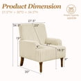 thumbnail image 2 of MOONMISS Accent Chair for Living Room,Beige, 2 of 6