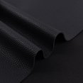thumbnail image 2 of Faux Leather Fabric, Thick Durable Synthetic Upholstery Leather Vinyl for Crafts, DIY Sewing, Sofa Decorations Black 54in Width, 2 of 6