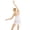 A White, variant on Women's Lyrical Ballet Dance Dress Mesh Sequins Tank Leotard Latin Jazz Dancewear