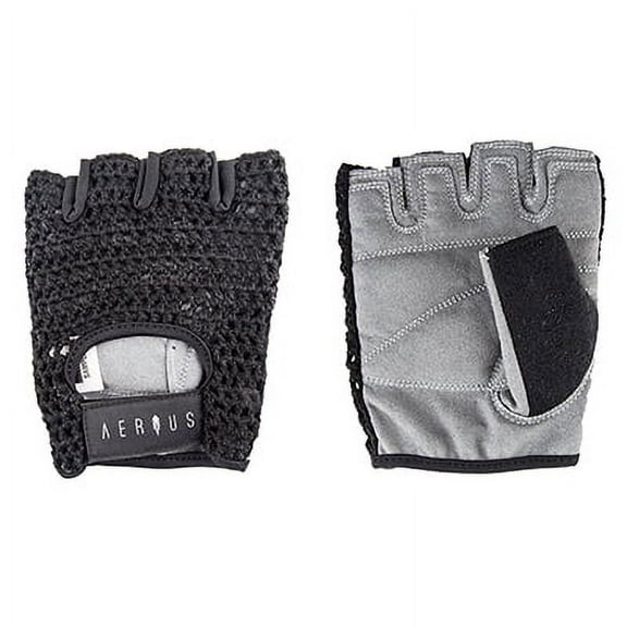 Aerius Retro Mesh Glove Black MD Unisex Fingerless