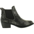 thumbnail image 2 of Soda Women's Chelsea Faux Leather Elastic Side Panel Ankle Boots, 2 of 4