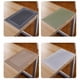 thumbnail image 4 of ¡Liquidación! Manteles individuales por menos de $5. Elegantes manteles individuales de PVC antimanchas, manteles individuales de vinilo tejido y manteles individuales para mesa de comedor., 4 of 8