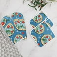 thumbnail image 5 of Fun Pizza Insulated Gloves And Pot Mats (four Piece Set), 5 of 6